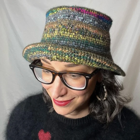 Hand Knit Crochet Hats